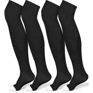 2 Pairs Over The Knee Baseball Socks High Football Softball Socks Sport Extra Long for Boys Girls Youth Women MenGift.