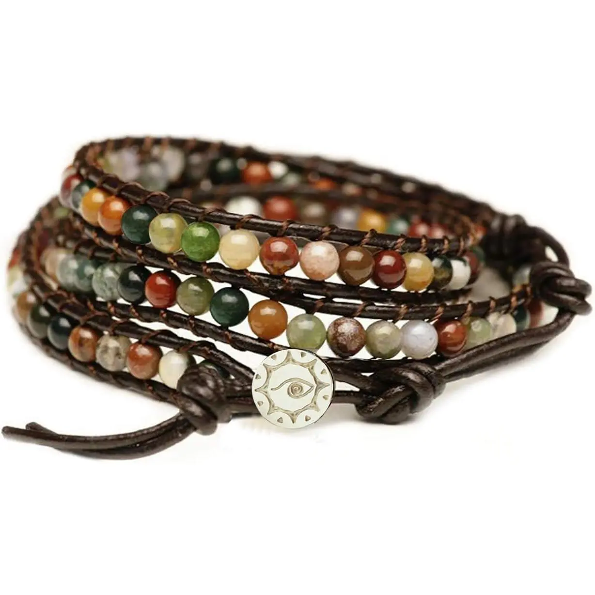 "Hot Mix Color India  Stainless Steel Snap Button Lock  Bracelet