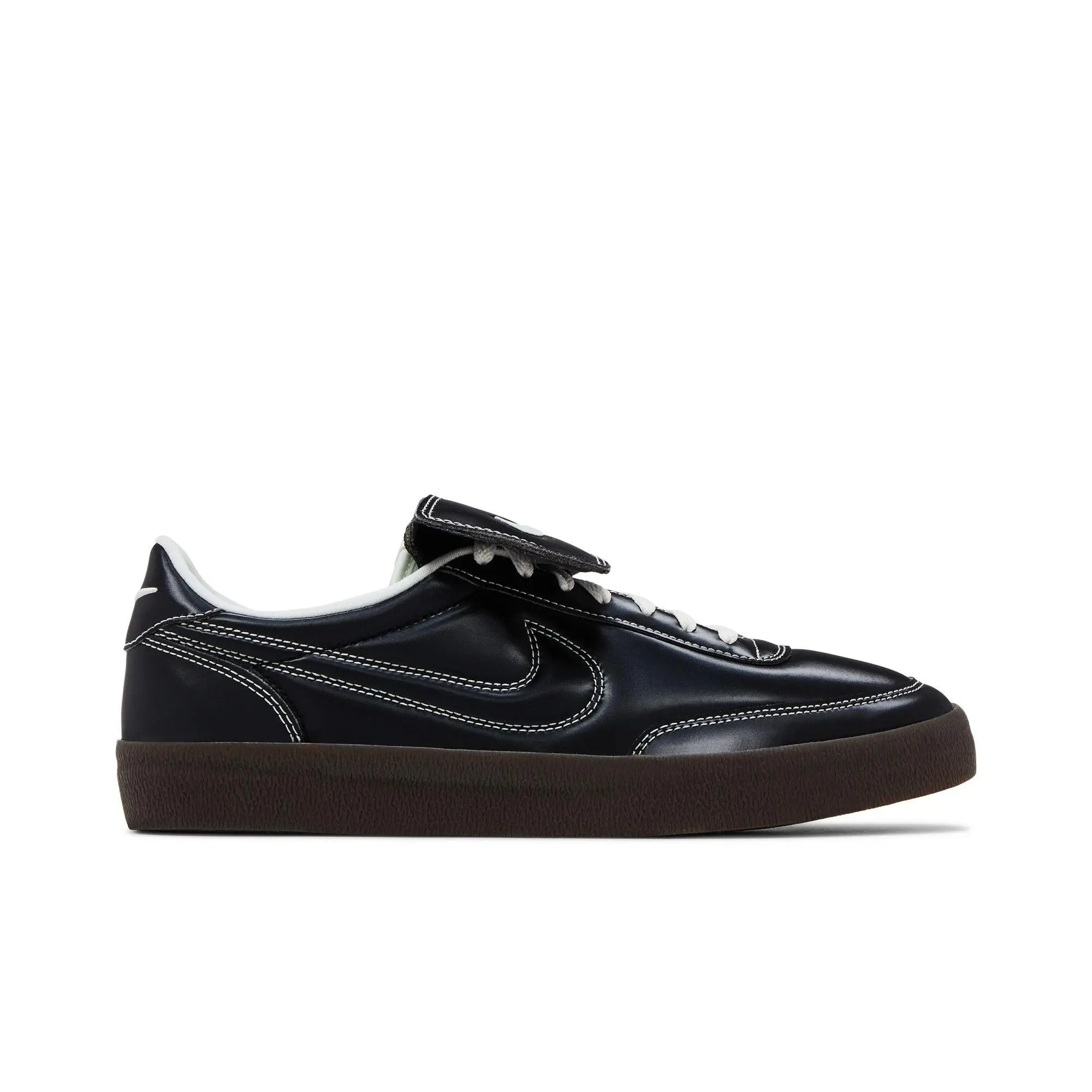 NIKE Unisex Killshot 2 Premium Leather 'Tiempo Pack - Black' Football Sports Footwear, Black/Sail/Baroque Brown, HQ3489-010 Shoe