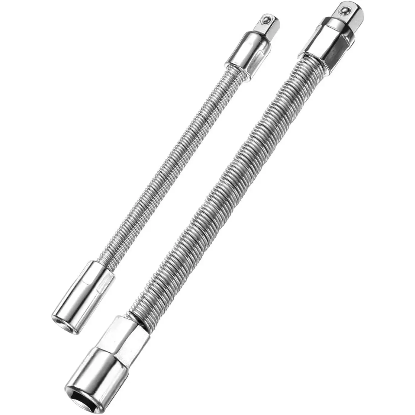 Flexible Socket Extension Bar Set, 1/4" & 3/8" Drive, 2-