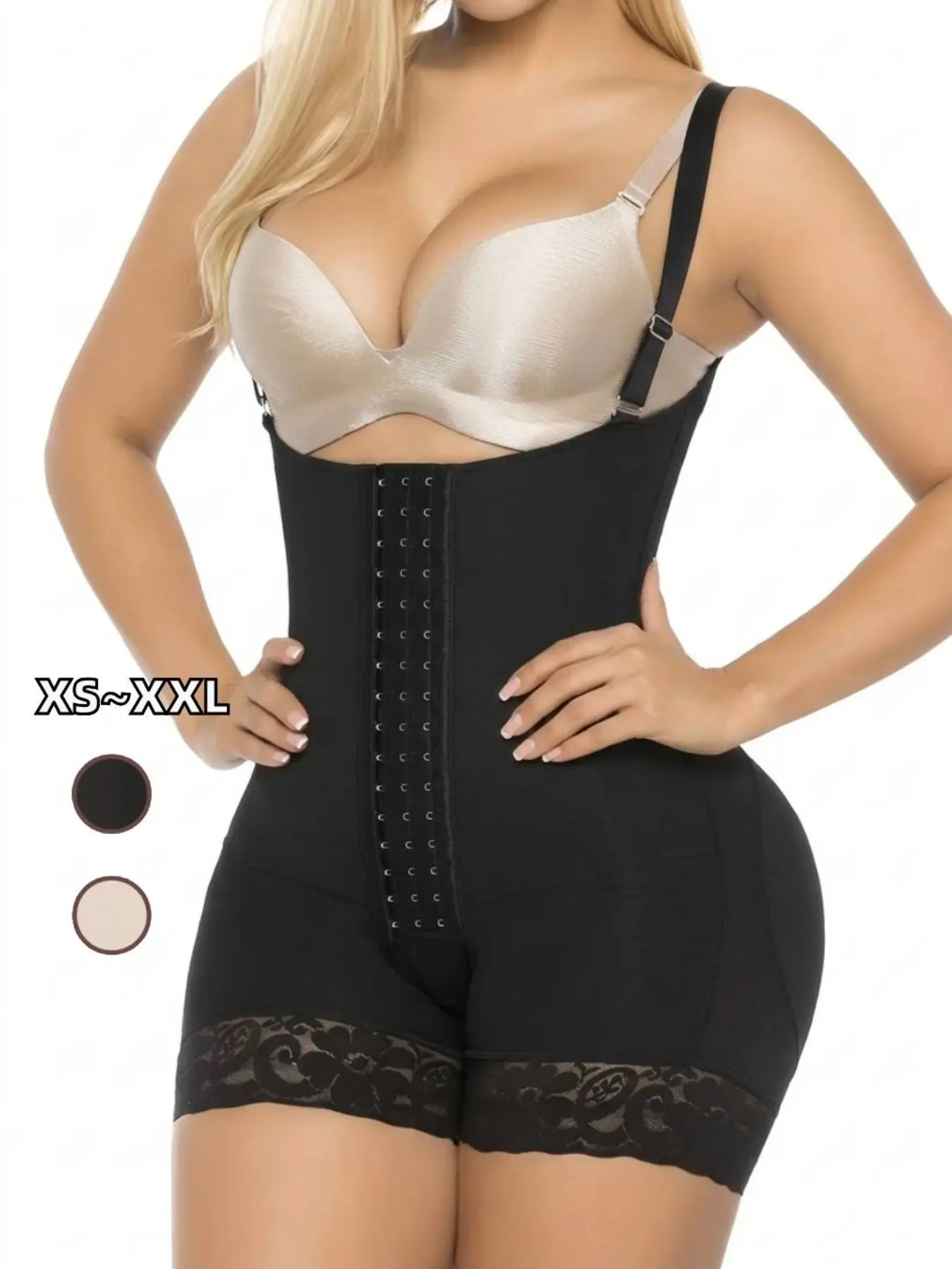 Columbia Shapewear Underwear with 4 Hook-And-Loop Rows, Postpartum Body Sculpting and Daily Use, Butt Lifting, Belly Reduction, Non-Slip Adjustable Design, Women Fit