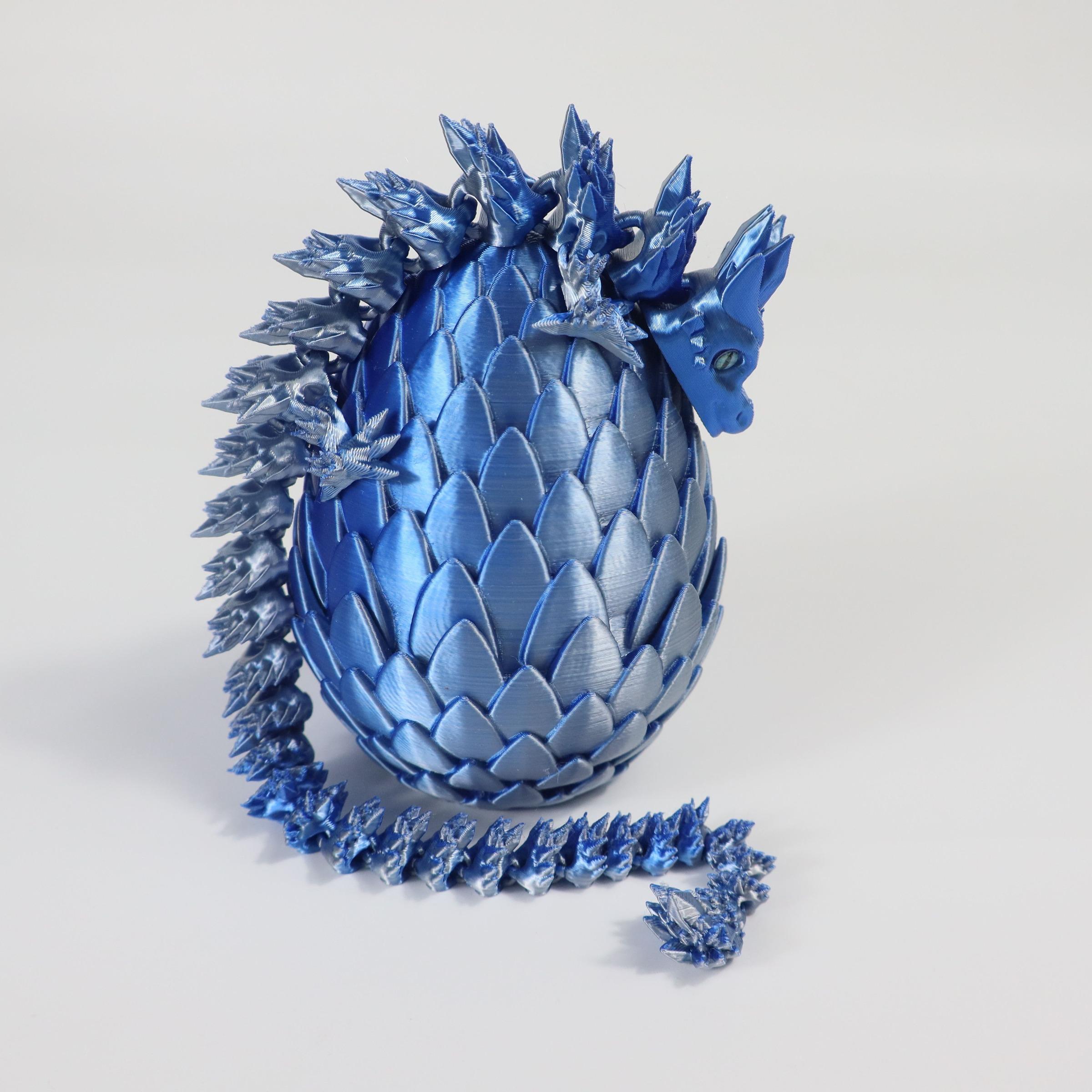 3D Dragon & Egg Set, Laser Series Home Decor Ornament, Decorative Sculptures, Party Gift, Atmosphere Gift for Various Occasions