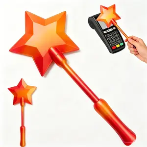 3D Printed Star Tap-to-Pay Wand, Wizard Magic Credit Card Stick, Portable Contactless Payment Stylus for Daily Checkout