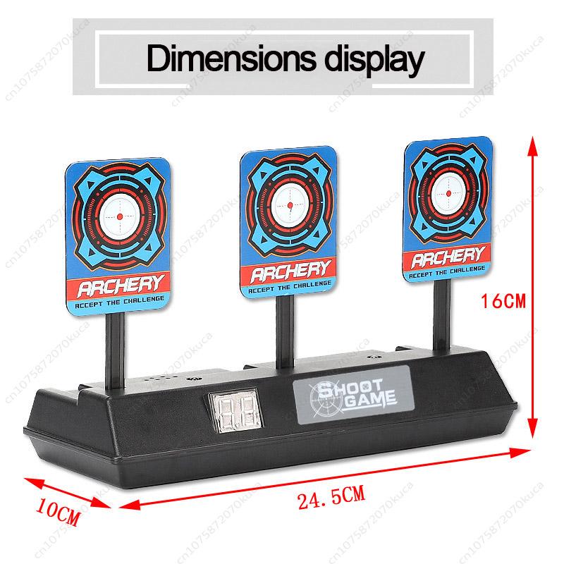 Electronic Scoring Target Electric Dart Target Mobile Automatic Return Soft Bullet Gun Outdoor Practice Shooting Battle gel balls