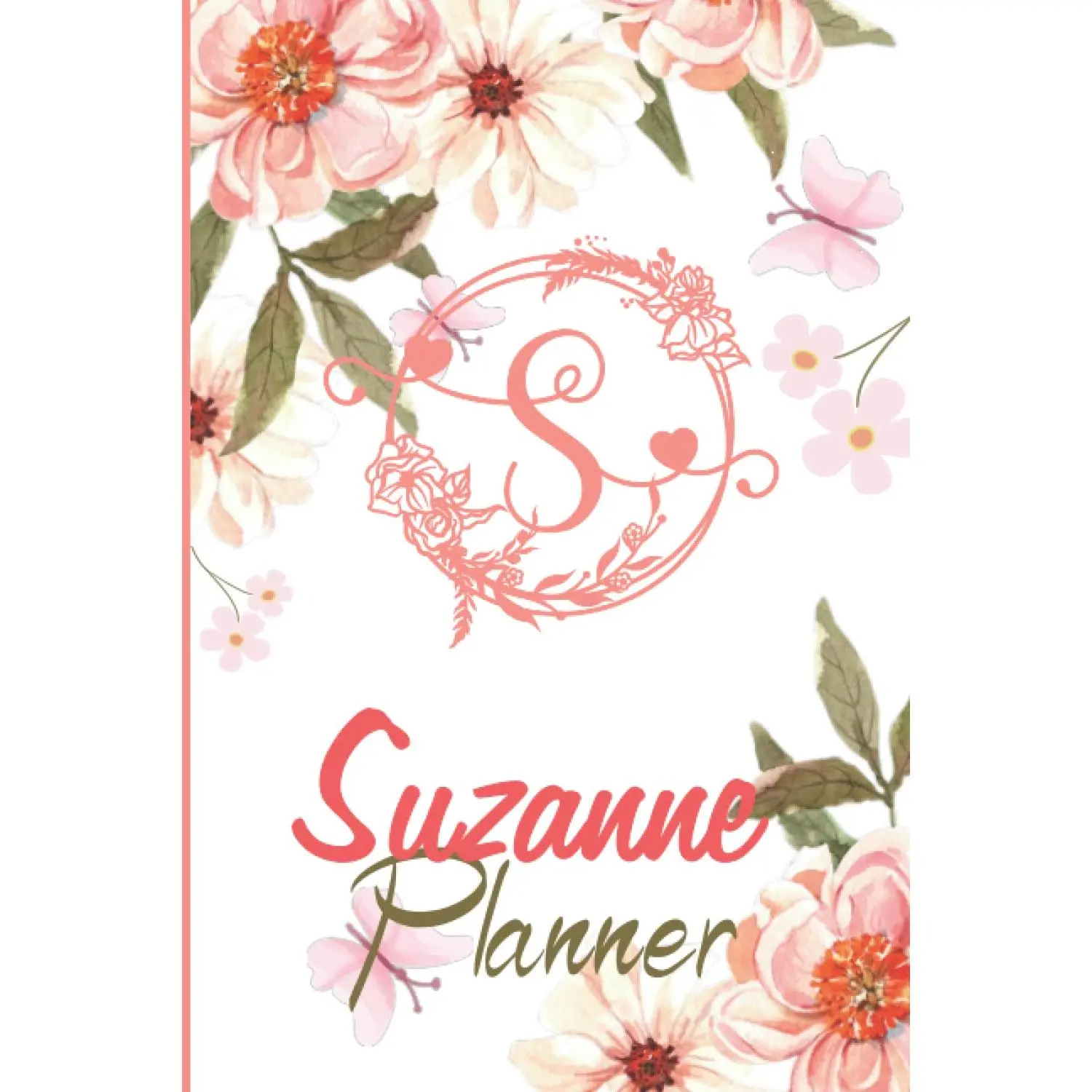 Suzanne Name Planner | Customized Notebook planner | Customised  for Suzanne: Weekly & Monthly Planner With Notebook Journal | Password Log | ... Party Planner |   Idea For Suzanne - Paperback