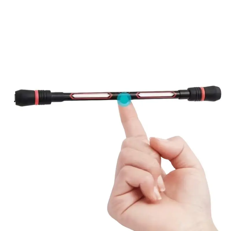 3pcs Cool Internet Trendy Rotating Pens, Flexible Hand Training, Anti-Drop Non-Slip Writing Function, Stress Relief Pen, Balance Rotation Pencil, Stationery Writing Tools