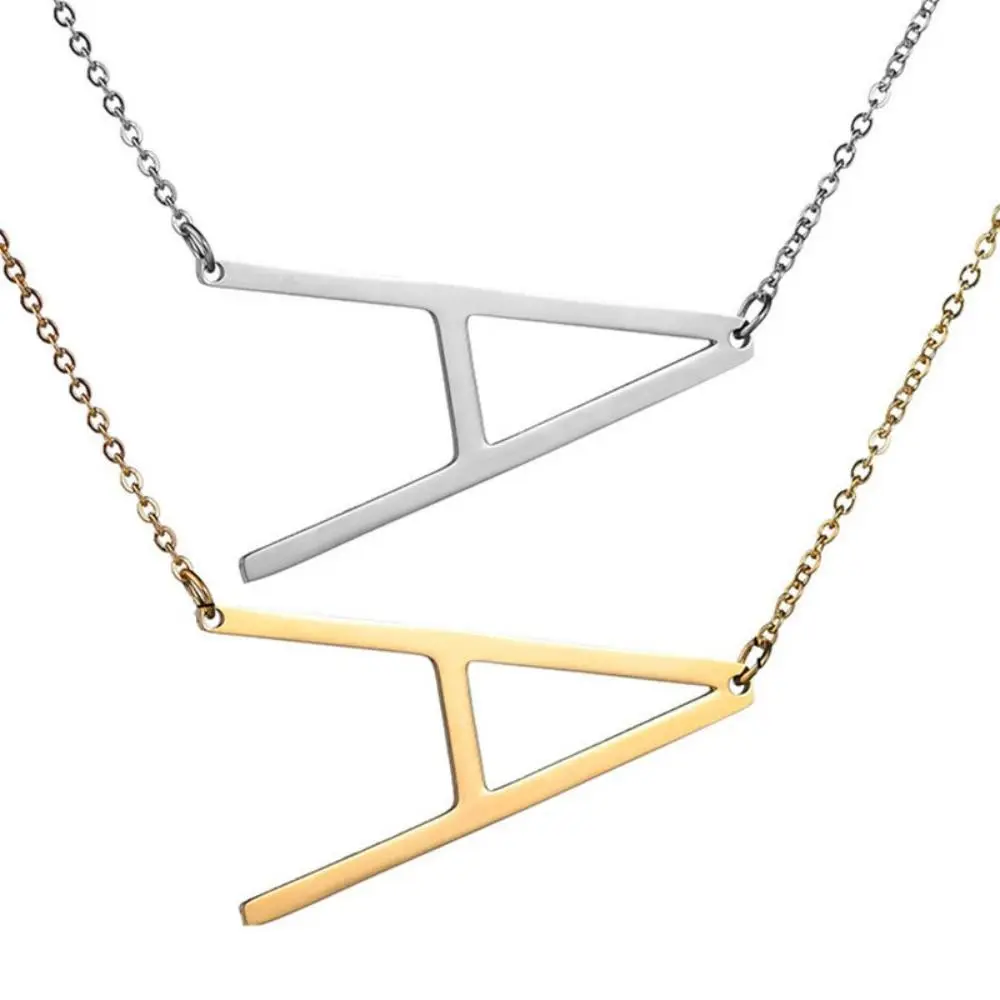 SUMENG 2026 New Fashion Initial Necklace Letter Initials Name S Pendant For Women Girls Best Birthday Gifts