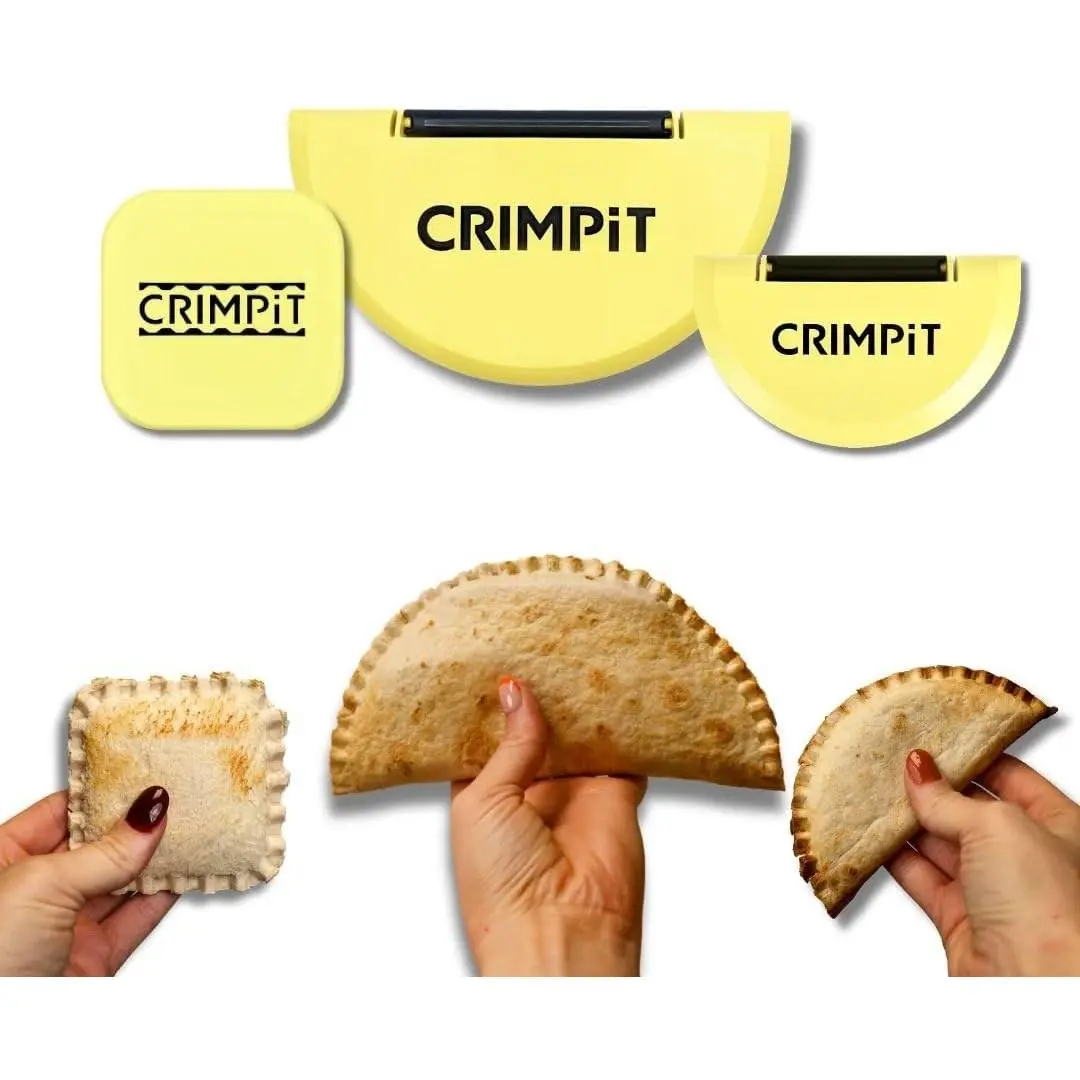 Tortilla + Sandwich Bundle - Large & Small Tortilla Sealers + Sandwich Sealer - For 10-12” & 6” Flour Tortillas and Sandwich Bread | Perfect for Air Fryers | Manufactured in UK & USA