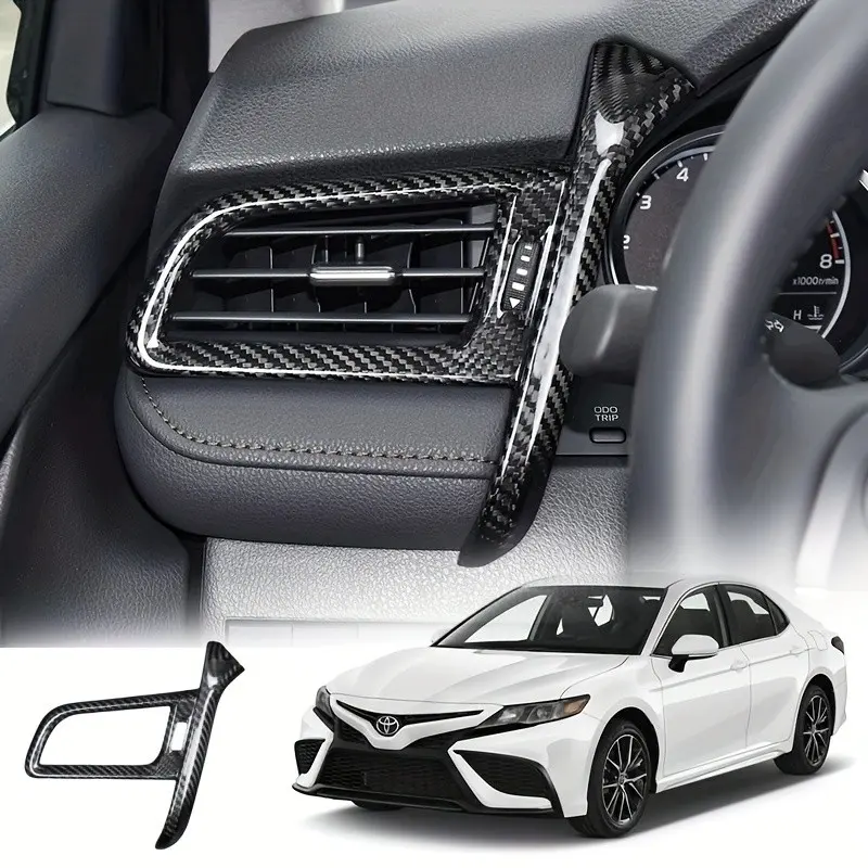 for Toyota Camry 2018-2022 ABS Carbon Fiber Style Main Driver Vent Frame , Automotive Interior Accessories, Durable Design, Easy Installation
