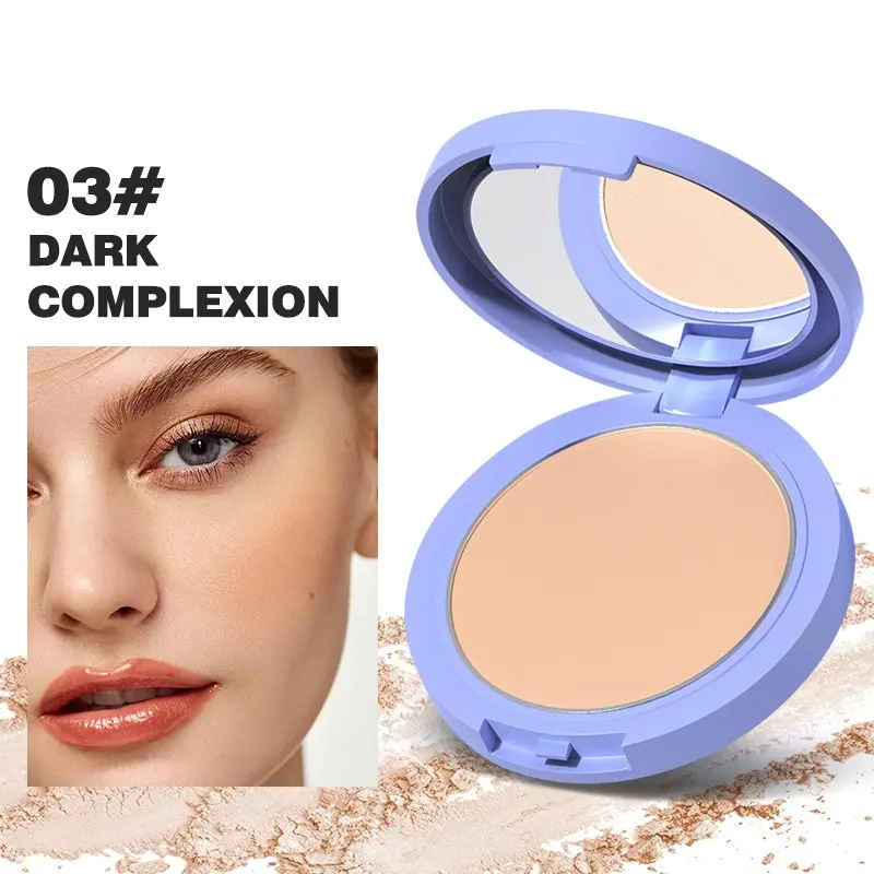 Comprehensive Concealer Compact Foundation, 24-Hour Oil-Control, All Day Coverage, Shimmer Finish, Long-Lasting Matte, 6 Shades for All Skin Tones