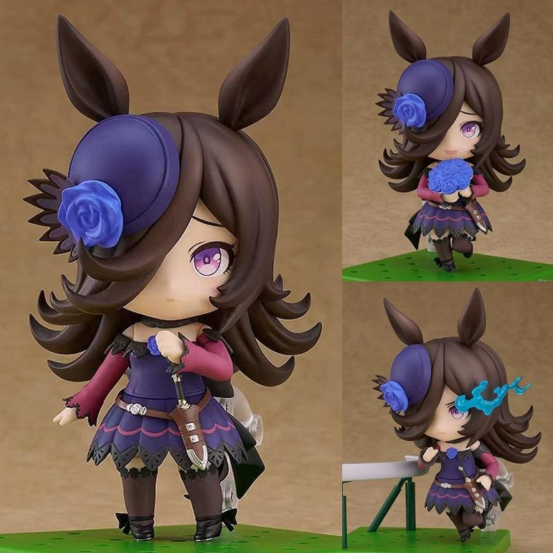 Pretty Derby Animation Game Peripheral Toys Gold Ship Tokai Teio McQueen Anime Action Movable Model Figures Collection NTR