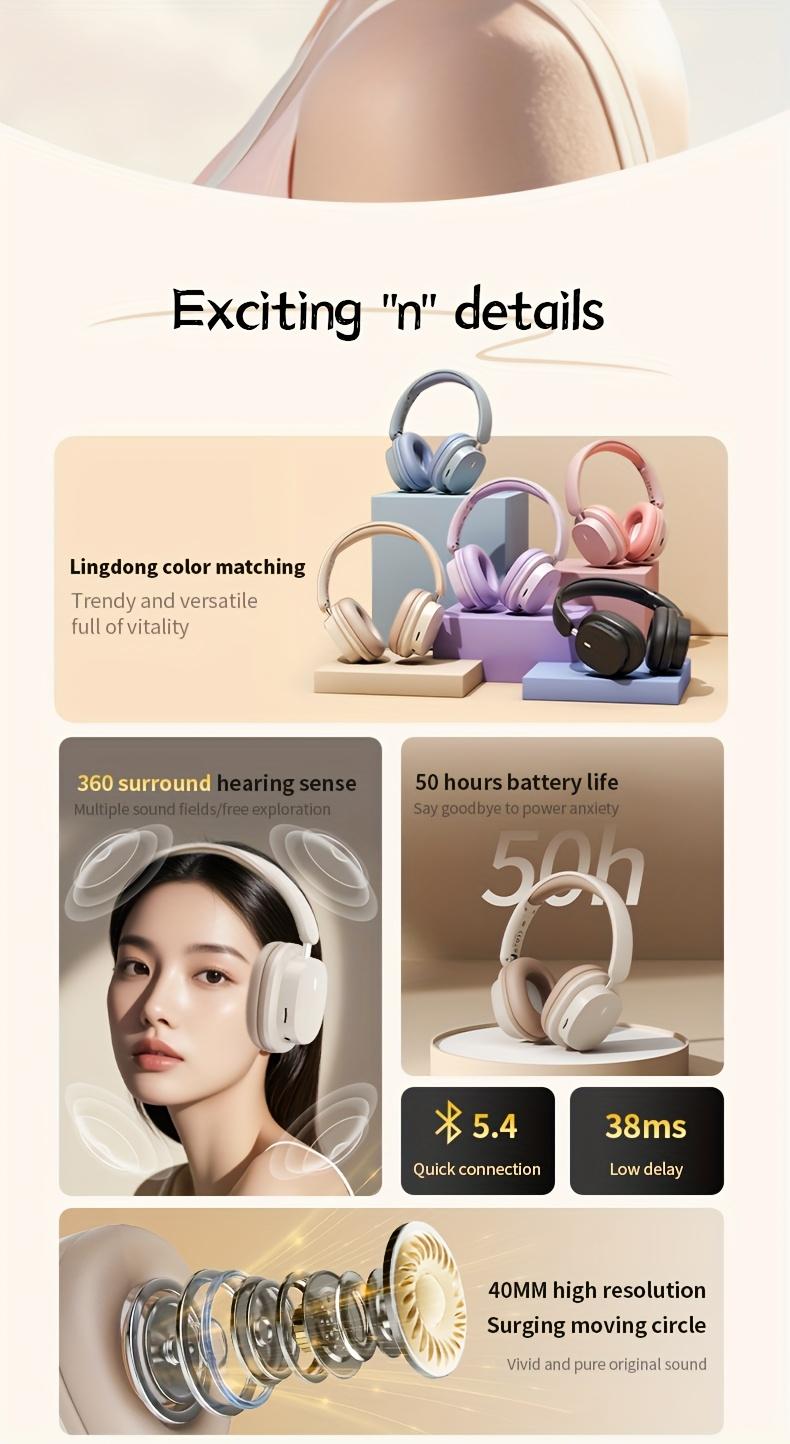 Headphones, High-quality Sound Quality, as a Gift, Connect a 3.5mm Audio Cable as DJ Monitoring Headphones