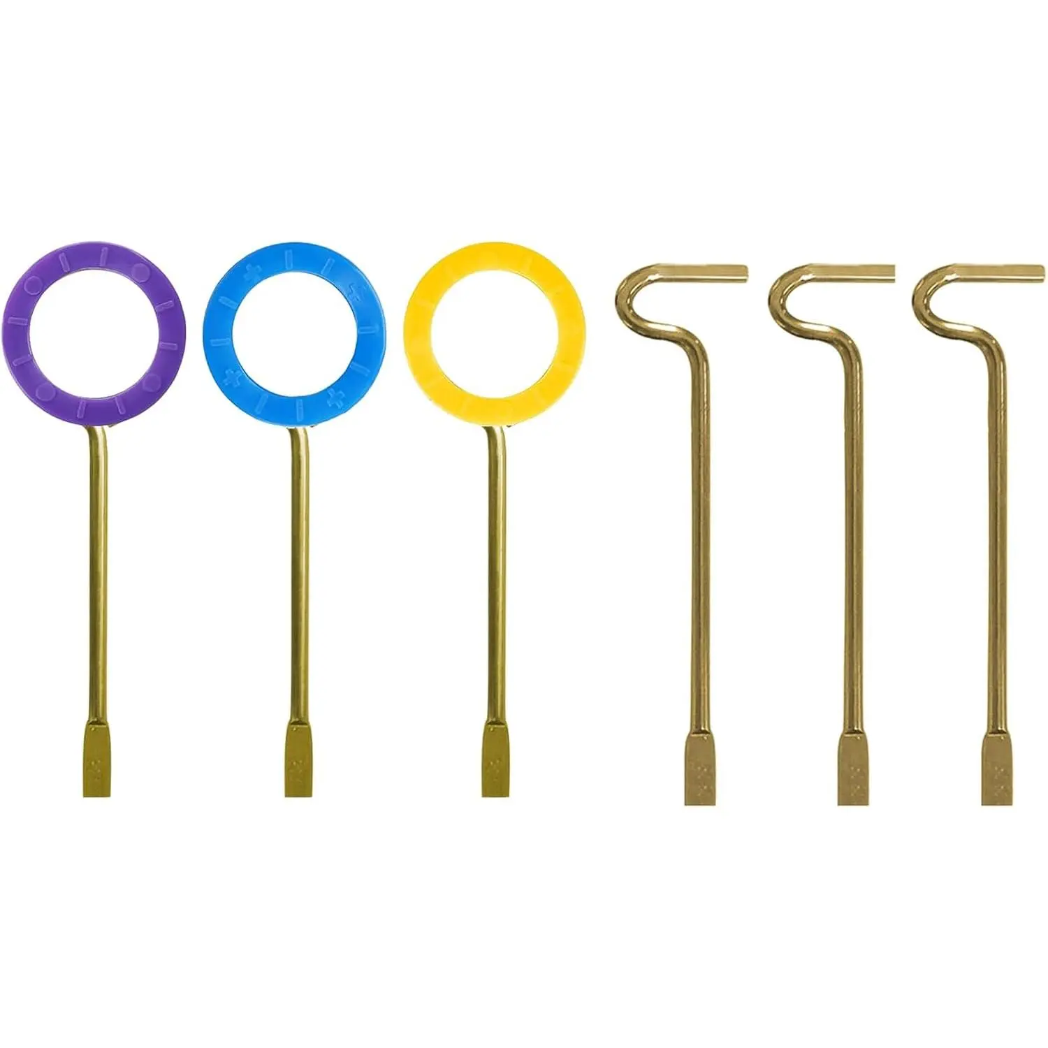 Interior Bedroom & Bathroom Door   Compatible with Kwikset Interior Knobs or Levers - 6 Pack