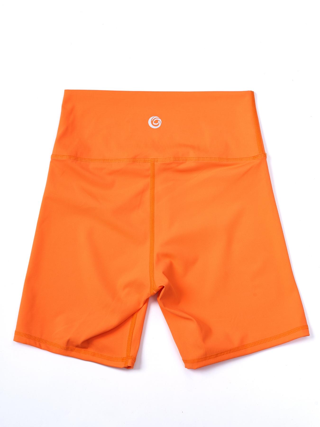 Two-piece Set Women's Solid Tracksuit Set, Casual Round Neck Tee & High Waist Biker Shorts for Workout Yoga Gym, Sportswear for Indoor Outdoor Wear, Minimalistic Outfit Fall Outfits, Workout Sets Women, Yoga Clothes Set, Sweatsuit Sets