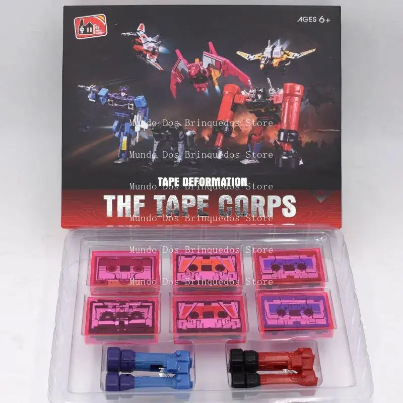 THF Transformation Soundwave Six Tape Troop G1 Mindwipe Rumble Frenzy Ravage Laserbeak Buzzsaw Limit KO Figure Robot Toys KBB