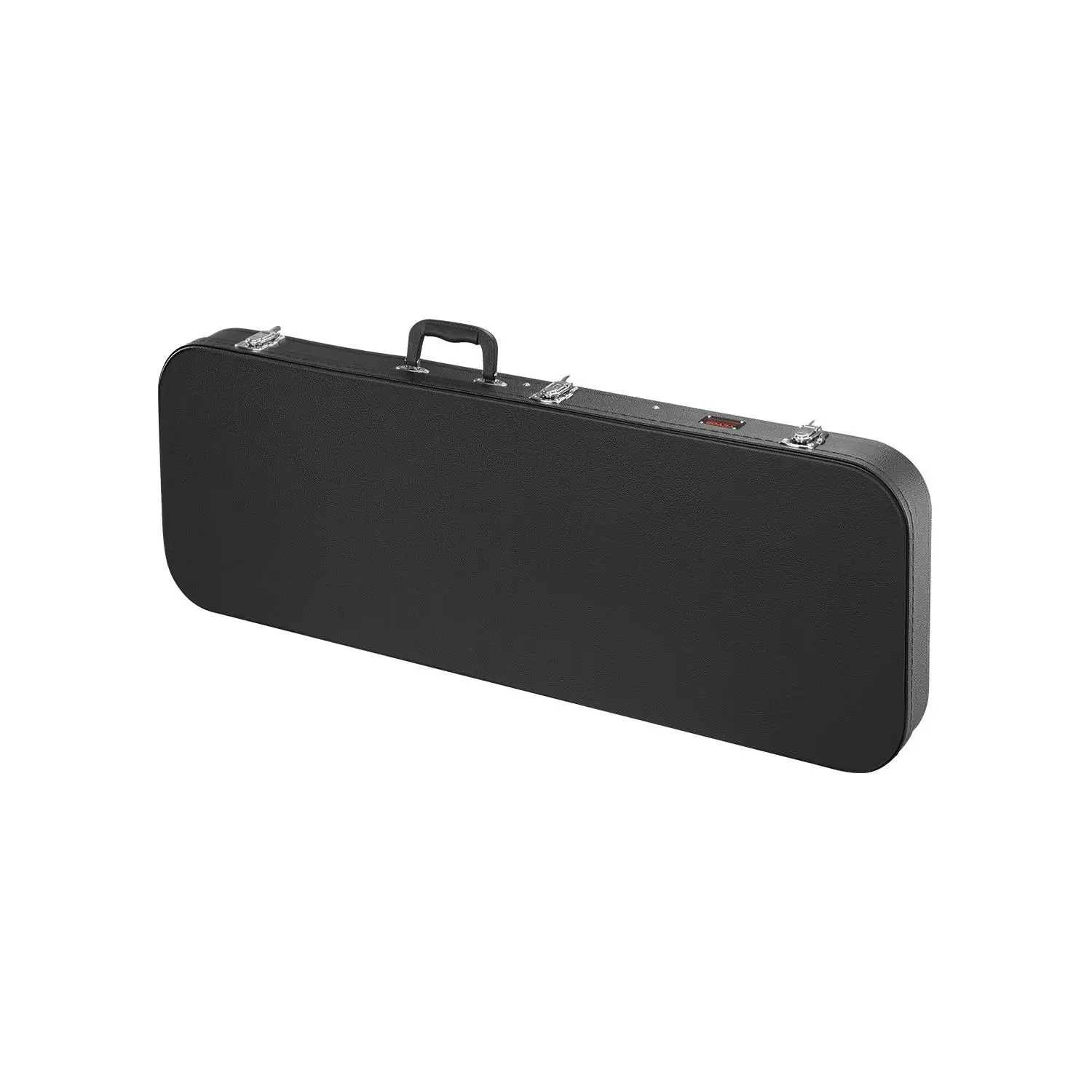 VEVOR Electric Guitar Hard Case, 43.11 in Rectangular Guitar Hard Case, With Lock Latch Keys Handle, PVC Padding Soft Lining Water-Resistant Hard Shell Guitar Cases, for 39 in Electric Guitars, Black