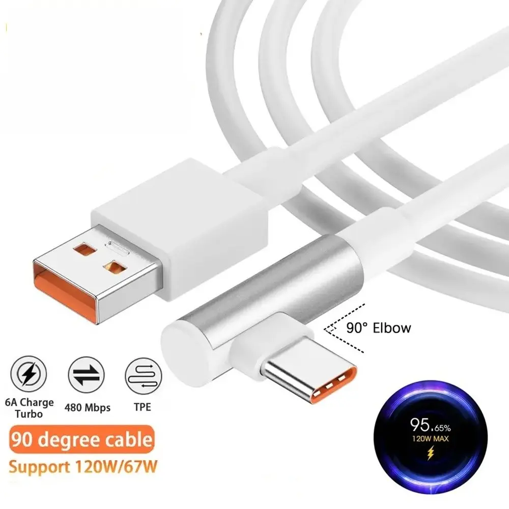 120w Xiaomi Fast Charger, USB-A to USB-C Cable, Compatible with 15 14 13 12 11 Pro Ultra Lite, Quick Charging Phone Cable