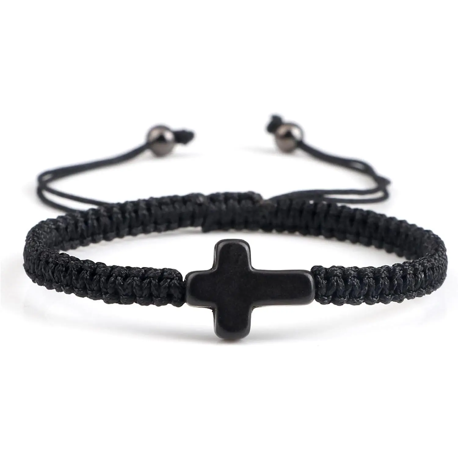 Colorful Braided Rope  Lucky Protection Pray String Bracelet Inspirational Religious Christian Friendship Couple Adjustable Wrist  for Women Men