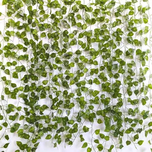 12 Pack  Vines for Room Decor Artificial Ivy Greenery Garland   Backdrop Faux Greenery Leaves for Bedroom  Garden Wall Jungle Theme Party Wedding Decor