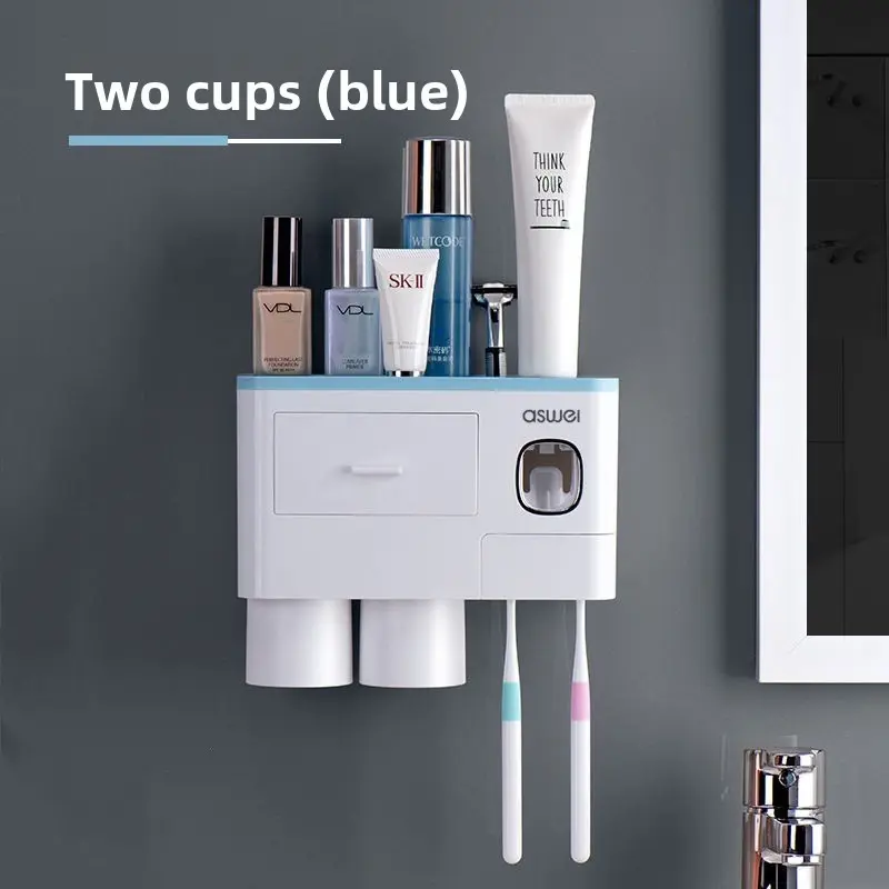 Wall-Mounted Toothbrush Holder, Space-Saving Design, Perfect for Bathroom & Dorms, Durable Construction, Easy Installation, Toothbrush Organizer