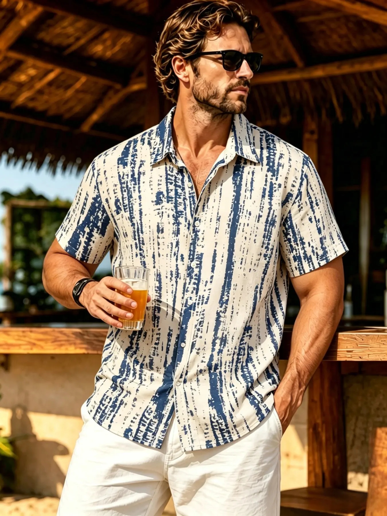 Men's Plus Size Shirt, Simple and Stylish Casual Wear, Perfect for Various Leisure Occasions, Comfortable and Attractive Design