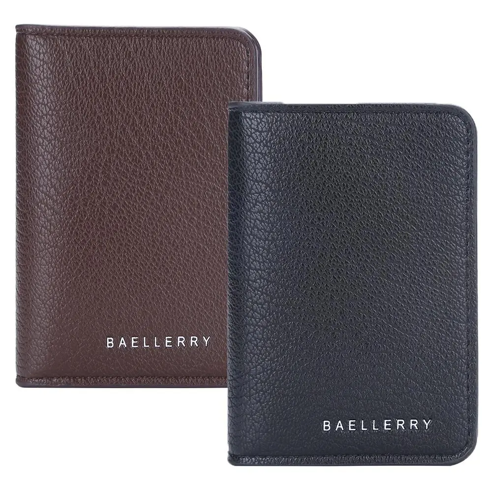 Ultra Thin Bifold Card Holder Front Pocket 6 Card Slots Minimalist Compact Size Credit ID Card Organizer Portable Mini Card Wallet for Men Women