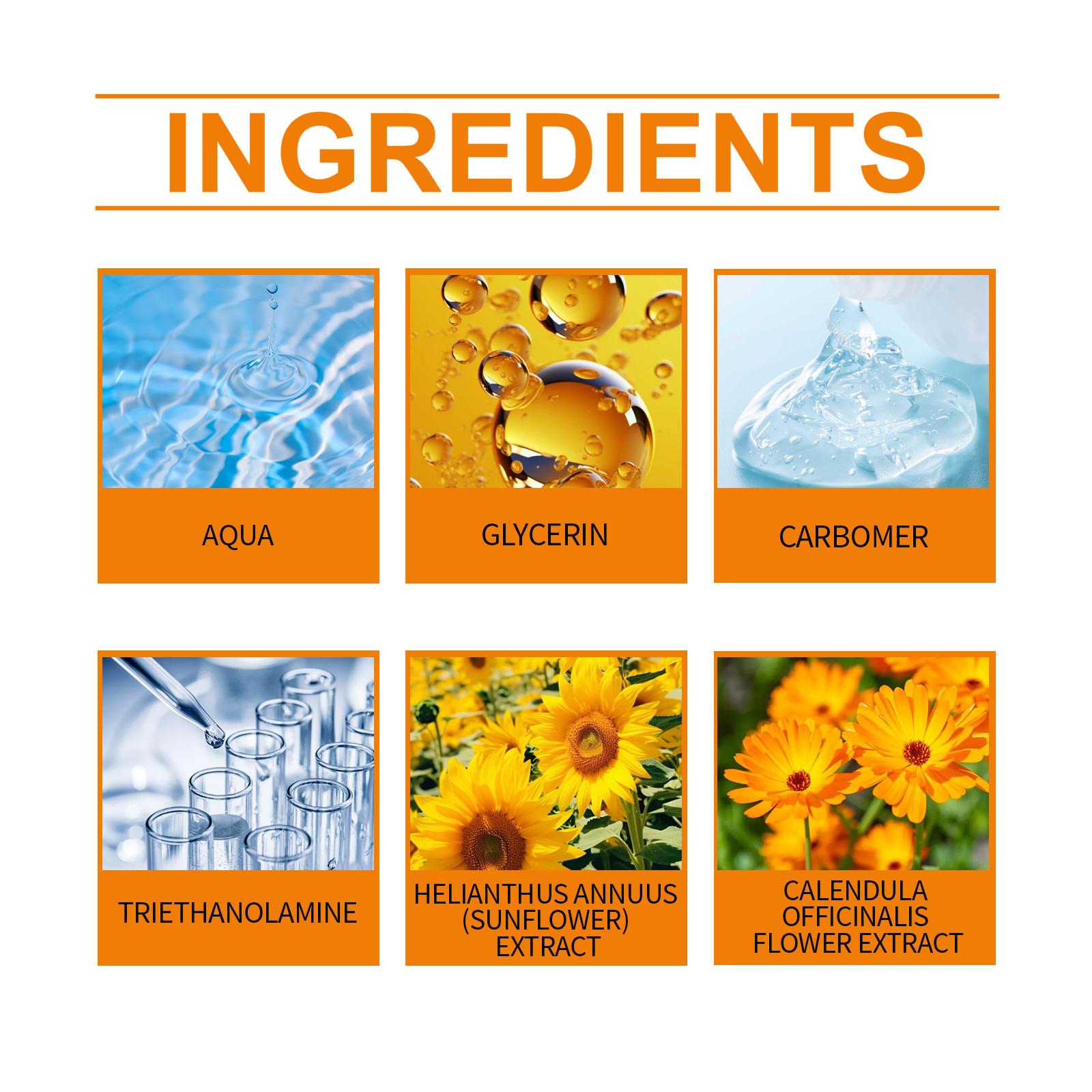 EELHOE Intensive Tanning Gel, Carrot & Walnut Seed Oil Natural Bronze, Calendula Soothing + Coconut Deep Hydration, Vitamin E Protection, Lightweight Non-Greasy Fast Absorbing for All Skin Hydrating Greasy Tanning Gel sun tan