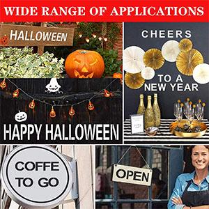 6 Inch Letter Stencils and Numbers, 36 Pcs Alphabet Art Craft Stencils, Reusable Plastic Templates for Wood, Wall, Fabric, Rock, Signage(6 Inch) Mini Washi Stickers for Scrapbooking