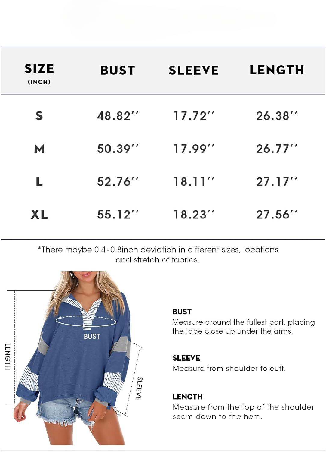 Imily Bela Womens Color Block Oversized Sweatshirt V Neck Long Sleeve Casual Loose Pullover Tops