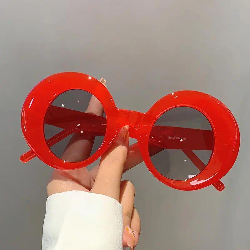 5/2-Pack Color-Blocked Round Frame Glasses for Men Women Trendy Simple Fashion Eyewear Versatile Decorative Eyeglasses Ideal for Daily Wear Parties Outdoor Sports Reading & Stylish Gift Giving for Holidays Birthdays & Casual Outfits