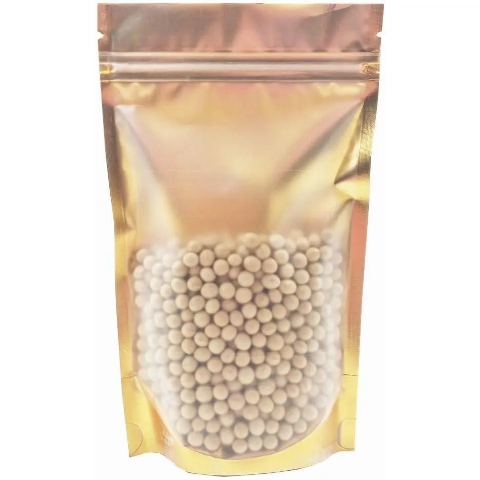 50 count 3.9x5.9 Inch Matte Stand Up Mylar  Bags with Zipper |  Foil Stand Up Pouches with Zipper Heat Sealable  Storage for Coffee Beans  Nuts and Sample Packaging