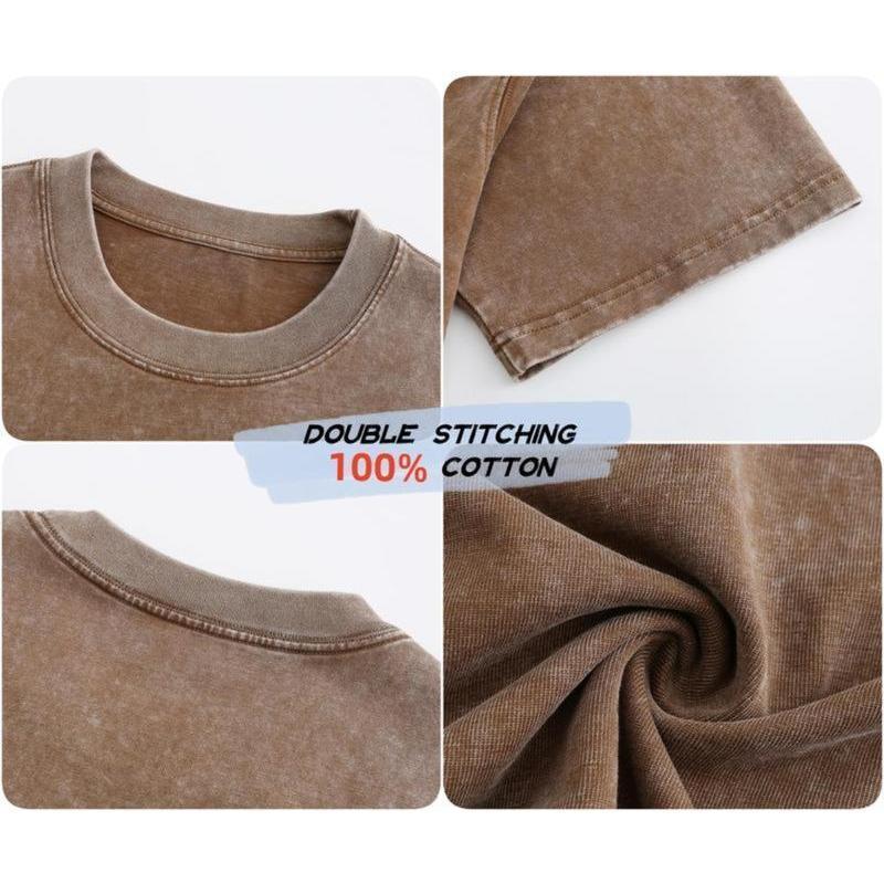 4 Pack Oversized Tshirts for Men Gym Vintage Heavyweight T Shirts Cotton Workout Acid Wash Baggy Tees