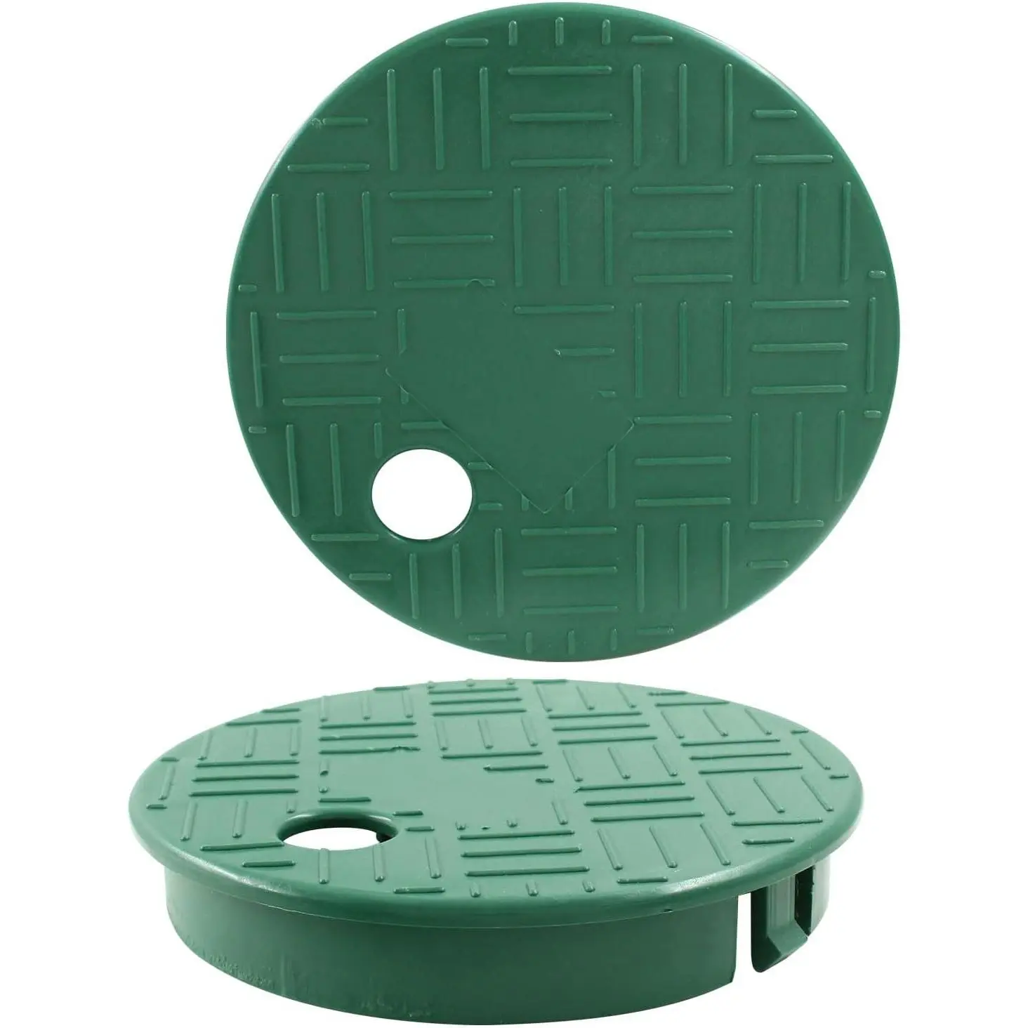 2 count Sprinkler Valve Box Cover, 5.5" ID 6" OD | For Sprinkler Lawn Yard, Irrigation System
