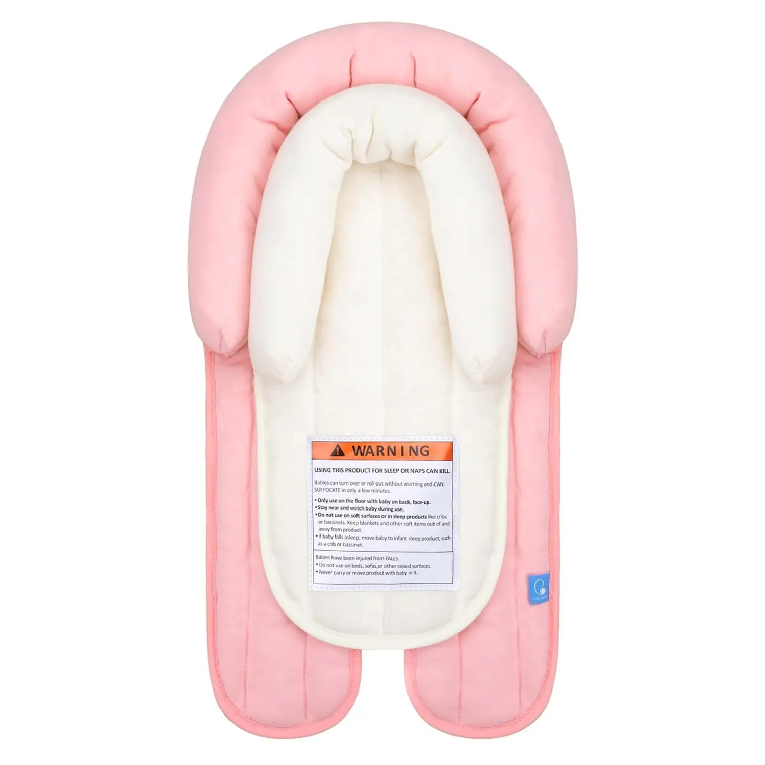 Upgraded 2-in-1 Babybody Supports for Newborn Infant - Extra Soft Breathable Car Seat Insert Cushion Pad, Perfect for Carseat, Stroller, Swing, Bouncer, Pink