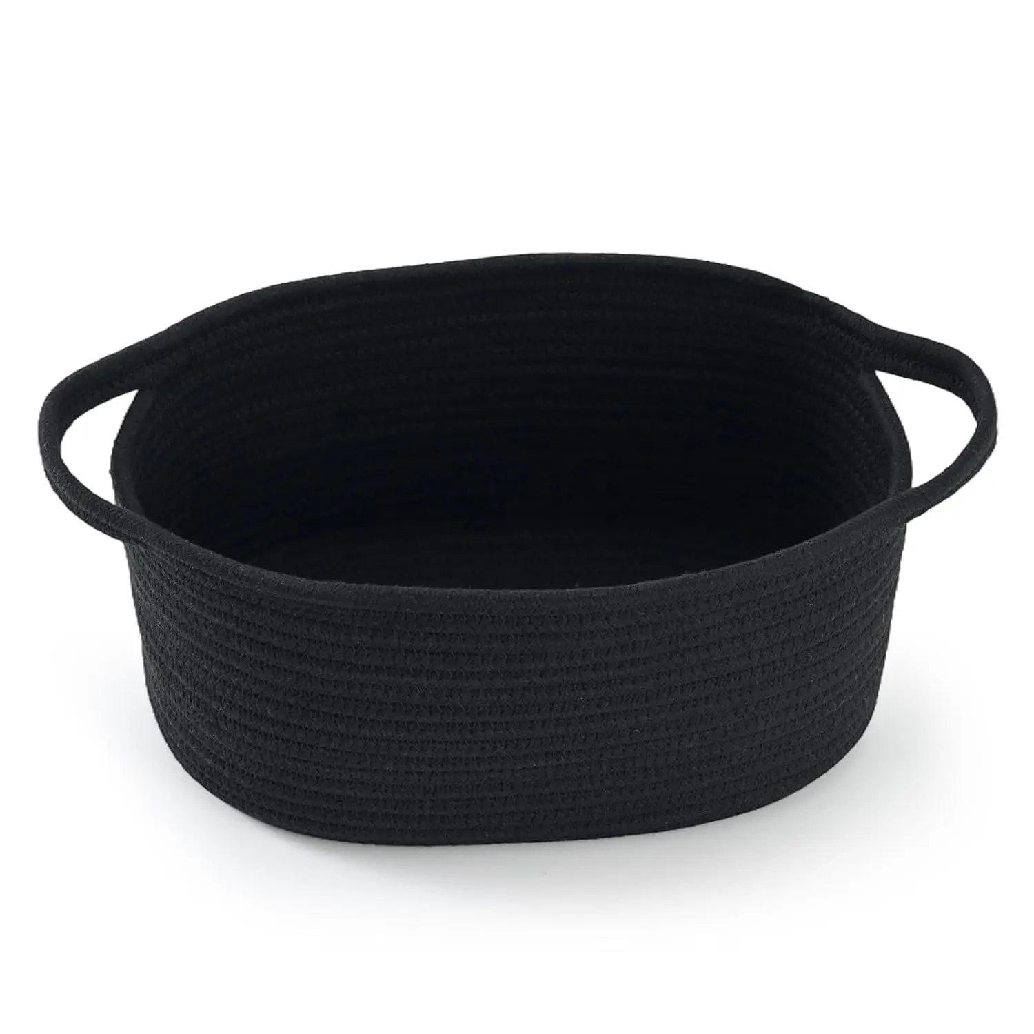 Woven Empty Gift Basket with Handles – Perfect for Graduation, Teacher Appreciation, Birthdays & Special Occasions, Black Decorative Storage Container for Gifts, Toys, or Essentials