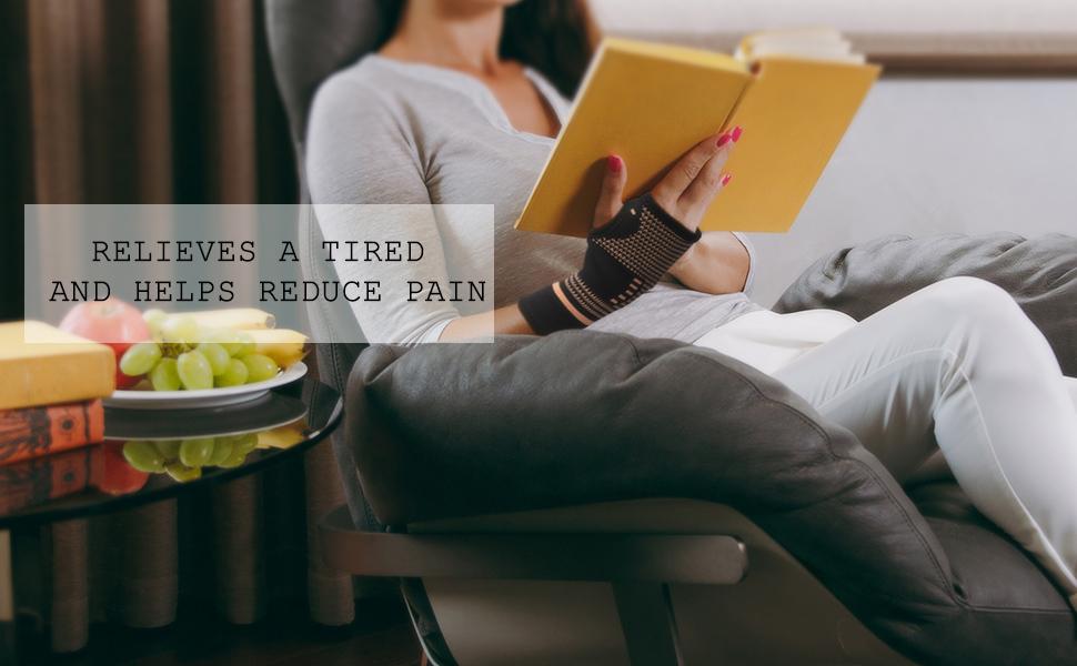 UGEM Copper Wrist Compression Sleeves, Comfortable and Breathable for Arthritis, Workout, Carpal Tunnel, Wrist Support for Women and Men