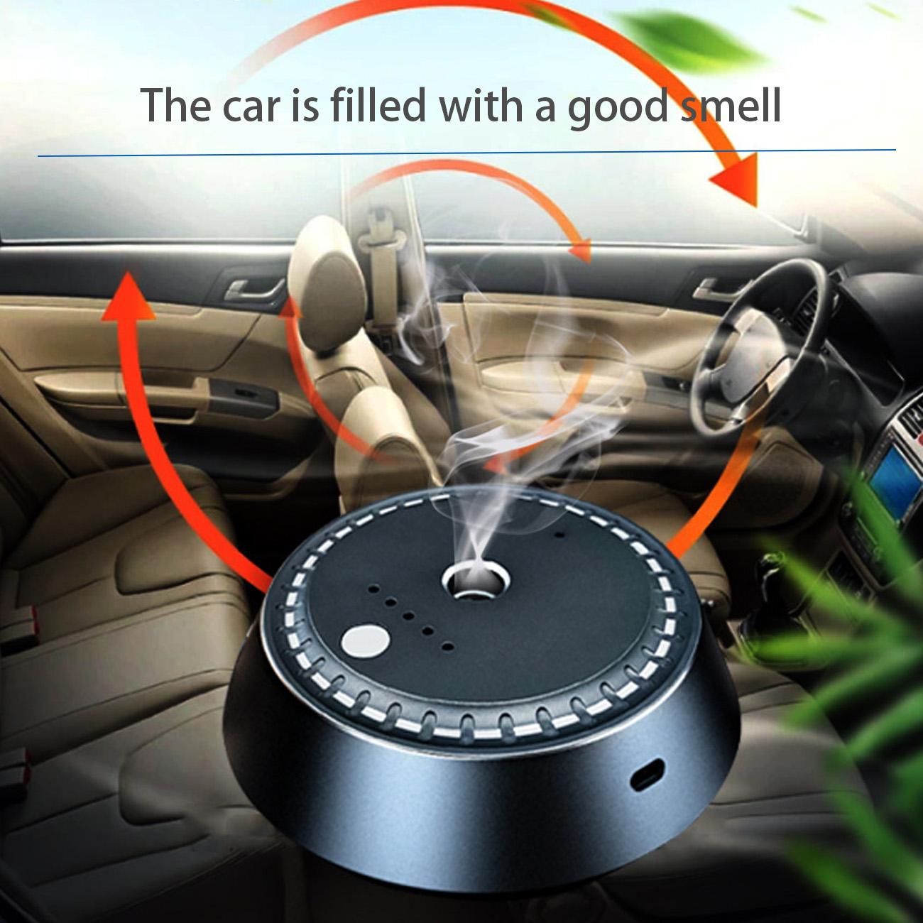 favizito Car Smart Aroma Diffuser, USB Rechargeable Car Air Freshener, Car Smart Aromatherapy Spray, Essential Oil Diffuser for Car, Waterless Car Diffuser