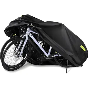 Outdoor Waterproof Bike Cover for 1 or 2 Bikes 420D Heavy Duty Ripstop Material Offers All Season Protection for All Types of Bicycles
