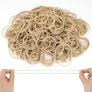 700 Pcs Rubber Bands, Size #16 Rubberbands Reusable Elastic Rubber Band for Office Supplies File Folders, Home Packaging, Crafts DIY Bundling, Multipurpose (Brown)