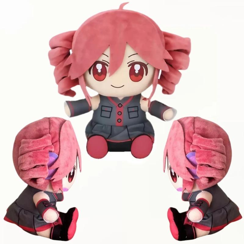 Kawaii Kasane Teto Plush Toy Soft Stuffed Doll Anime Cartoon Figure Birthday Christmas Gift for Fans