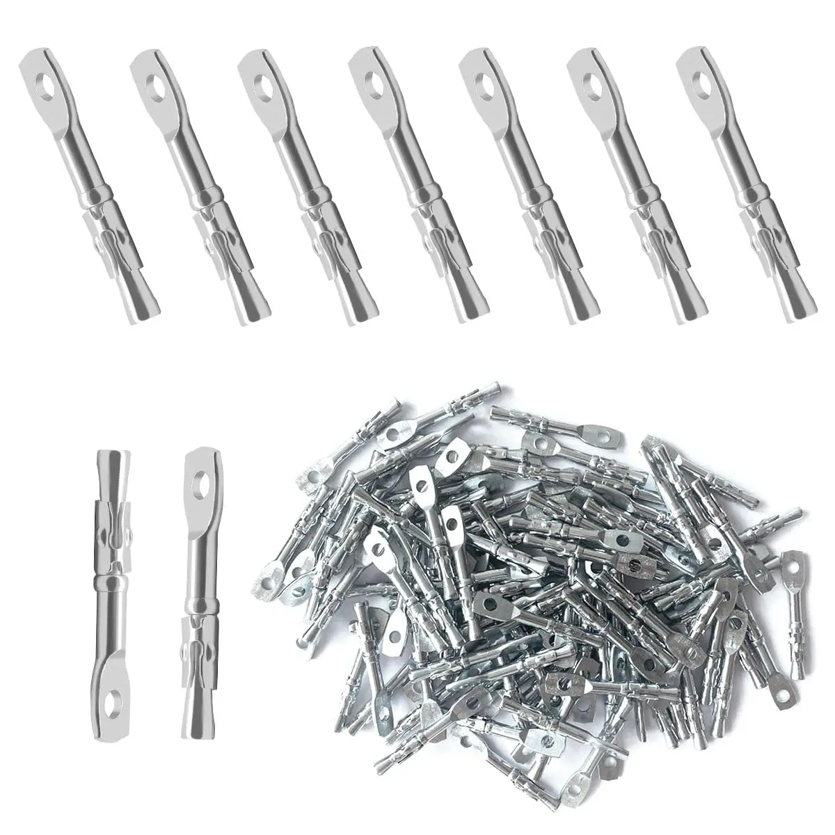40Pack Tie Wire Eye Bolt Expansion Eye Bolt Wedge Anchor Galvanized Carbon Steel Heavy Duty Fastener Wedge Concrete Anchor for Ceiling Joists  Hammocks Swing Chairs
