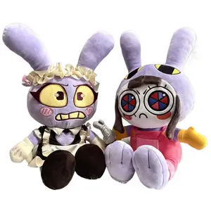 25cm Maid Jax Plush Toy Stuffed Rabbit Doll Soft Cuddly Character For Girls Room Birthday Gift Decor