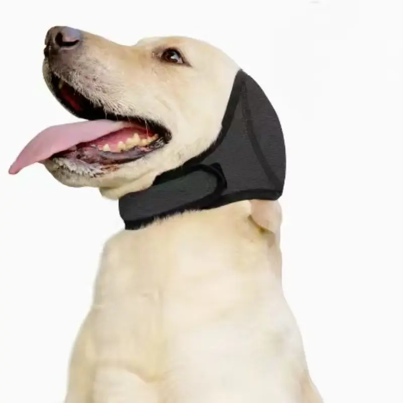 2-Pack Dog Calming Headset, Adjustable Noise-Reducing Ear Protector, Anti-Anxiety Design, Ideal for Thunderstorms, Fireworks, Travel, Small to Medium Dogs
