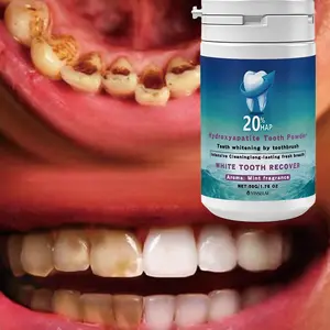 Teeth Cleaning Powder, Hydroxyapatite Formula, Deep Stain Removal, Brighter Smiles, Fresh Breath, Travel-Friendly, Toothpaste Cleaner