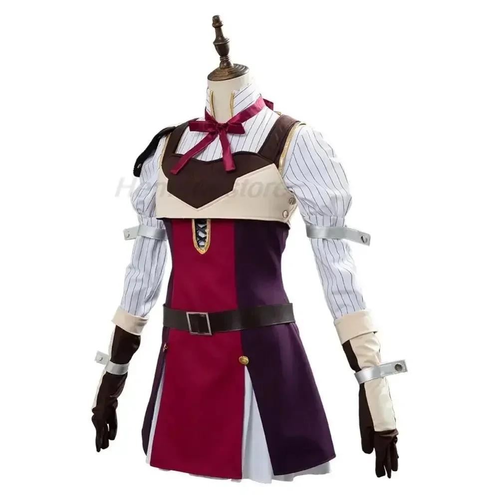 Anime The Rising of the Shield Hero Raphtalia Uniform Cosplay Costume Raphtalia Cosplay Wig Shoes Ear Prop For Women Halloween