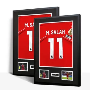 CCDCC Large MDF & Alloy Jersey Shadow Box Display Case with UV Protection, Mount Hanging Kit - Adjustable Wrap-Around Frame, Photo-Friendly Home Decor, Ideal for Football Jerseys, Male Christmas Gift