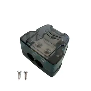 DB12 Car Power Distribution Box, 1x0ga Input + 2x4ga Output, Dedicated for Audio Amplifier Modification, Essential Car Electronics Accessory