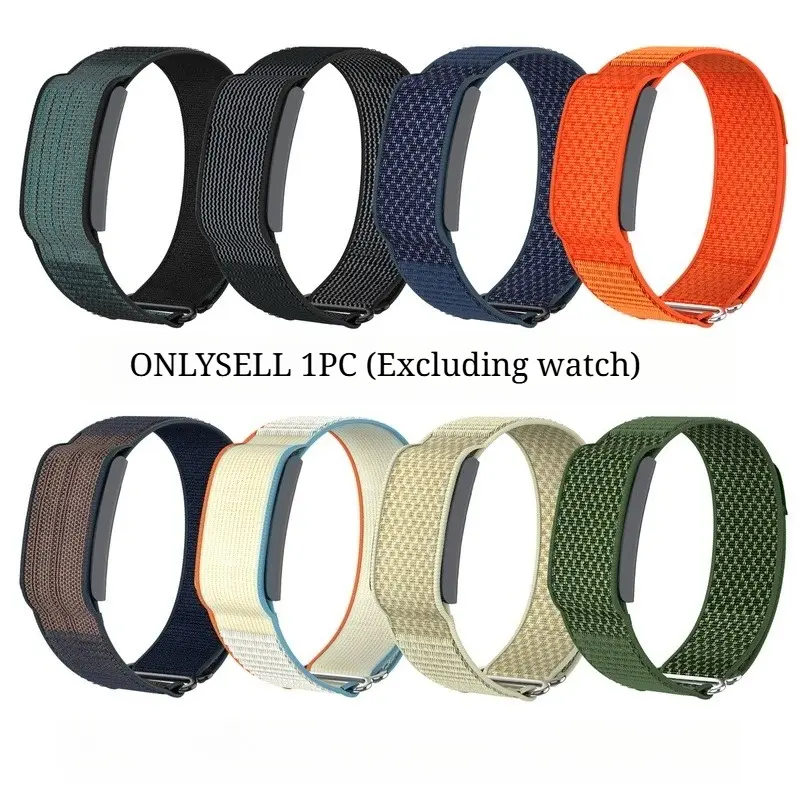 1 Pcs Sports Nylon Loop Watch Band for Amazfit Helio Strap Smartwatch Replacement Accessories  (Strap Only, Movement Not Included) Smartwatch Replacement Straps