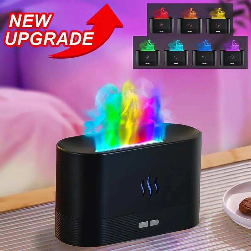 Product Introduction of Portable Colorful Night Light Humidifier, USB Powered Mist Maker with Anti-dry Function, Desktop Small Aroma Diffuser Air Humidifier For Bedroom Home Office 16