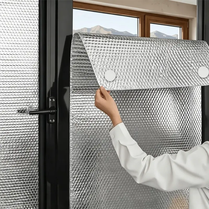 Thermal Insulation Cotton for All-Weather Protection. Blocks solar heat in summer, cools indoor space and effectively cuts air conditioning costs.